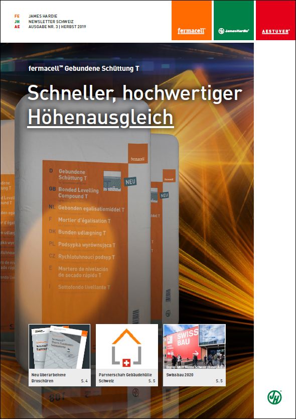 Newsletter James Hardie Schweiz 3/2019